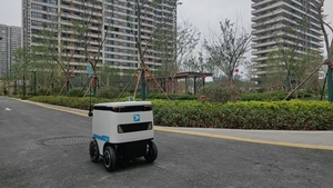 Robot de livraison de nourriture pour café et pizza, étanche, pour service à emporter, intérieur et extérieur, Speedybot, robot de livraison extérieur S - Product Image 4