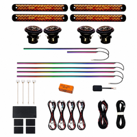 SJC-64 Couleurs pour Mahindra THAR2 THAR5 2020-2025, éclairage LED intérieur de voiture, accessoires de voiture, décoration intérieure, barre de lumières LED 12V
