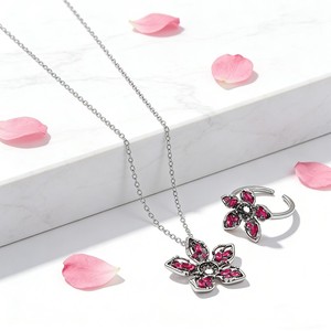 Collier et pendentif ajustables Demogorgon à l'envers, en alliage tendance, inspiré de <span class=keywords><strong>Stranger</strong></span> <span class=keywords><strong>Things</strong></span> – Vente chaude - Product Image 5