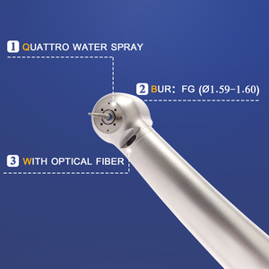 Altre apparecchiature dentali testa standard 2 fori tipo KV connettore set ad alta velocità manipolo endodontico unità poltrona odontoiatrica - Product Image 2