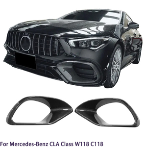 For CLA-Class W118 C118 Real Carbon Fiber Front Bumper Trim 2021-2025 - Product Image 2