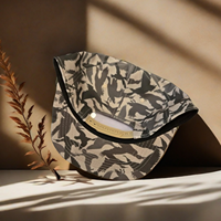 Casquette Trucker Performance à 7 Panneaux en Toile Camouflage avec Logo Brodé Personnalisé et Visière en Maille – Qualité Supérieure