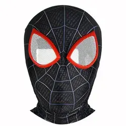 Deluxe <span class=keywords><strong>Spiderman</strong></span> Face Shield Mask Material de poliéster transpirable para adultos para Halloween Cosplay Masquerade Parties - Product Image 3