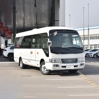 Meilleurs Toyota Coaster Hiace Mini Bus Électrique d'Occasion 2017-2019, 15 et 30 Places, Transporteur BUS Coaster