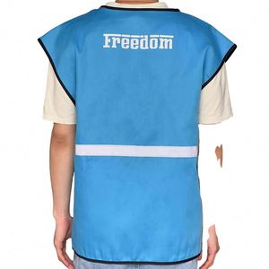 เสื้อกั๊กสะท้อนแสงปรับแต่งได้สำหรับงานก่อสร้างกลางแจ้ง ของขวัญส่งเสริมการขายพร้อมบริการสกรีนโลโก้ - Product Image 3