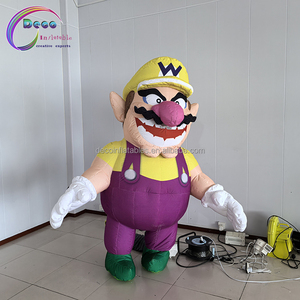 Publicité gonflable de dessin animé <span class=keywords><strong>Mario</strong></span> de 2.2 mètres de haut pour la promotion d'activités de plein air - Product Image 5