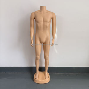 Günstige Ganzkörper-Schaufensterpuppen aus Kunststoff in Modefarbe Hautfarben, Realistische Männliche Schaufensterpuppe im Anzug im Angebot - Product Image 1