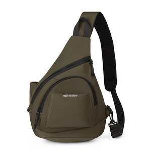 High Quality Vintage Fashion Men's Summer <b>Chest</b> Bag Nylon Zipper Waterproof Lightweight Durable Multi-functional - Product Image 5