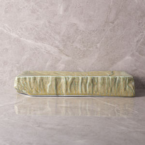 Ristorante indiano giapponese unico creatività piatto cibo Dessert piatti da Buffet roccia gialla prova piatto di Sushi rettangolare - Product Image 5