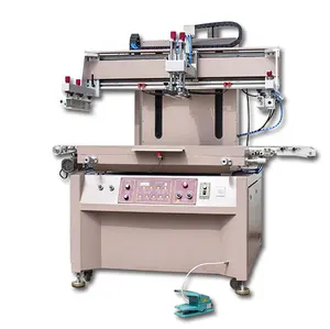 Máquina de impressão de tela de seda com inalação