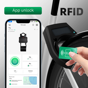 Khóa xe đạp thông minh BLE NFC, khóa báo động xe đạp với ứng dụng, mở khóa bằng mã QR, khóa bánh xe hình móng ngựa - Product Image 5