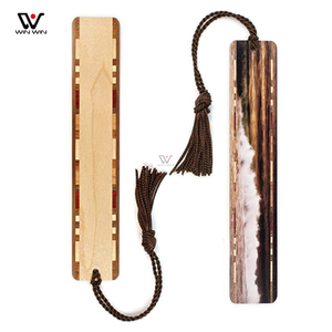 Marcapáginas de madera para regalo de negocios, logotipo personalizado grabado, regalo promocional, <span class=keywords><strong>2023</strong></span> - Product Image 2