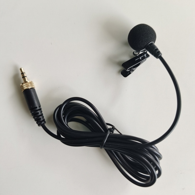 Hot Selling Vicsound MIC004 2m Length 3.5mm Straight Internal Thread Plug Wired Transmitting Plastic External Microphone