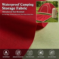 Tissu de camping 210Dx840D imperméable, résistant à l'abrasion, jacquard torsadé, 100% polyester, pour tapis de pique-nique, matelas pneumatiques et tentes