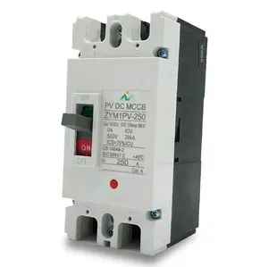 יצרנים סיניים ZYM1PV-10-25KA 100-800A 250-1000V 1-4P MCCB DC מקרה יצוק מפסק