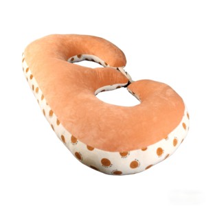 Almohada de <span class=keywords><strong>Lactancia</strong></span> Oeko-Tex Multifuncional <span class=keywords><strong>para</strong></span> Gemelos, Cojín de Felpa Minky Dot <span class=keywords><strong>para</strong></span> la Alimentación de Recién Nacidos - Product Image 1