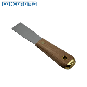 มีดขูดสีเกรดอุตสาหกรรม ใบมีดเหลี่ยม ด้ามจับไม้แบบ D-Grip ใบมีดแข็งเหล็กกล้าคาร์บอน สำหรับขูดสีและงานกระจก - Product Image 1