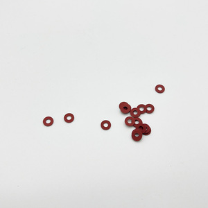 Rondelle isolante en papier d'acier rouge pour applications haute tension - Product Image 3