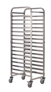 Premium Bakery Tray <b>Trolley</b> with Lockable Wheels for Ideal Commercial Baking Use - Product Image 5