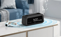 Cadeau d'entreprise promotionnel, solaire portable, alimenté par DC 6, pour haut-parleur V2.0, autonomie de la batterie de 15 à 20 heures, LED RVB, support de téléphone, radio FM