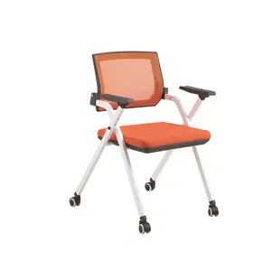 Os fabricantes fornecem cadeiras elegantes e duráveis de escritório com cadeiras de rodas e encosto de inclinação confortável