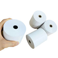 Rouleau de papier thermique sans BPA 80x80mm 70gsm simple couche pour machine POS, ATM, restauration, livraison à emporter, caisse enregistreuse
