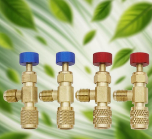 Soupape de sécurité à main anti-gel pour fluoration de climatisation en métal durable - Product Image 1