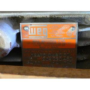 Moteur électrique Weg 184TC0490 5Hp 3Ph AC 208/230/460V 3460 tr/min pour usage industriel - Product Image 3