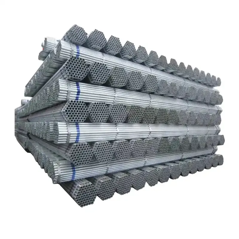 ASTM A53 Gi Pipe Zinc Coated Q195 Q235 Q345 Tubo de acero galvanizado en caliente para la construcción de invernaderos