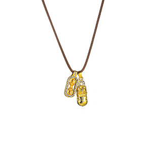 Gold Plated Pixiu Pendant Necklace Animal Themed Clavicle Chain For Women Everyday Wear - Product Image 5