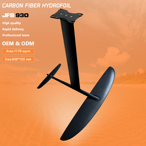 JFS930 1179sqcm Aluminum Carbon Wingfoil Hydrofoil Board High Quality Wave <b>Surfing</b> Ocean Waters Black 8kg JFS 930 Carbon Wingfoi - Product Image 1