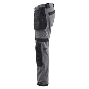 BLAKLADER - 172016459699C52 Pantalones Craftsman 4-Way Stretch Mid Gray/Black-PANTALÓN DE TRABAJO EAN 7330509902264 - Product Image 3
