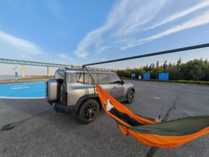 SUV Ngoài Trời Xách Tay Có Thể Điều Chỉnh Hợp Kim Nhôm Cắm Trại Võng Khung Giá Cho Người Lớn 1-2 Người 150 Cm 200Kg Công Suất Đi Bộ Đường Dài - Product Image 3