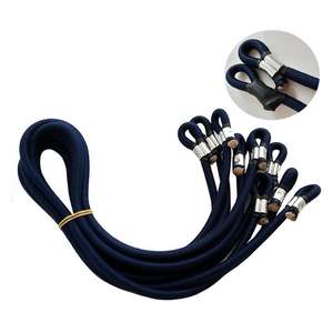 Cordon élastique réglable en latex noir KALUEN de 10 mm et 1,2 mètres pour trampoline, corde extensible - Product Image 1