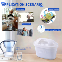 Filtre à eau purifiant, à charbon actif, pour Brit a, mavera, Maxtr a, remplacement de filtre à eau de pichet 1057,1001122, 5 ml