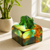 ArtFamily Artisanat en cristal personnalisable, Cadeau chinois, Statue de dragon en verre, Procédé de cire perdue, Jiangsu, Thème animal Feng Shui
