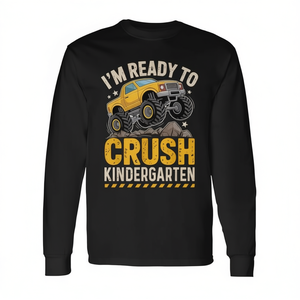 T-shirt à manches longues Ready To Crush Kindergarten pour garçons, pour le premier jour d'école - Product Image 2