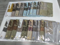 Foulards musulmans islamiques d'extérieur Broderie arabe 10cm Foulard Shemagh pour hommes femmes Hijab Kuffiyehs 55x55 pouces yéménite