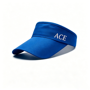 Visera Deportiva Personalizada con Logotipo ACE, Perforada, de Secado Rápido, Ajustable, Transpirable, con Parte Superior Abierta, para Viajes, Running, Golf, Tenis - Product Image 4