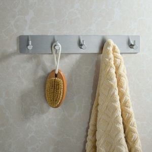 Cosin Móc Thép Không Gỉ Tự Dính Vuông Móc Mà Không Cần Khoan Áo Khăn Áo Áo Quần Áo Móc Cho Tắm Nhà Bếp Nhà Để Xe - Product Image 5