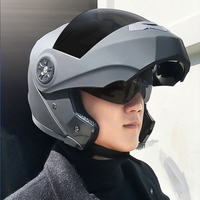Casque Moto en Gros d'Usine avec Double Visière HD Modulable, Doublure Coton Antidéflagrante en ABS, État Neuf, Prix Avantageux