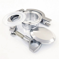 316/304 jeu de pinces en acier inoxydable fonte de précision ajustement rapide Joint mandrin boucle tasse bouche gorge pince