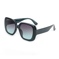 Lunettes de soleil tendance avec protection UV400, monture carrée classique de grande taille, logo personnalisé, lunettes de soleil unisexes pour femmes et hommes HP26456