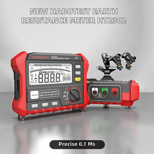 Novo Lançamento: Medidor de Resistência de Terra Digital Habotest de Alta Precisão com Faixa de Medição de 0-4K HT2302 - Product Image 2