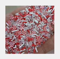 500g Slime Kit DIY Fournitures pour Enfants Noël Polymère Argile Sprinkles Mixte Téléphone Cas Embellissement Décoration