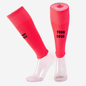 OEM Custom Logo Soccer Leg Protector Nylon or <strong>Polyester</strong> Calf Compression Sleeve Athlete Football Leg Sleeves Footless <strong>Sock</strong> T/T - Product Image 5