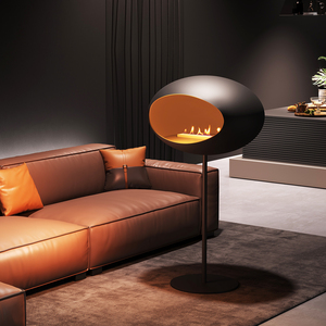 Chimenea de <span class=keywords><strong>Bioetanol</strong></span> de Acero Inoxidable Personalizada, Chimenea de Llama Real para Calefacción, para Uso en Hoteles, Villas y Apartamentos, Estilo Contemporáneo - Product Image 2