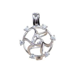 อุปกรณ์ DIY จี้เปล่าแบบไม่มีรูสำหรับใส่ไข่มุก S925 รุ่น 5834 จี้รูปทรงฮอตวีลส์ ขนาด 10-12 มม. สำหรับทำเครื่องประดับไข่มุก - Product Image 5