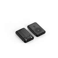 Usine Super Charge Rapide Mini PowerBank 10000mAh Sans Fil Magnétique Power Bank Chargeur Portable Portatil Câble De Charge Intégré