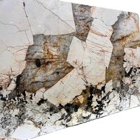 Panneaux en quartzite Patagonia Cristo de couleur orange, qualité supérieure, directement de l'usine, en forme de nid d'abeille, pour la décoration murale et la décoration intérieure.